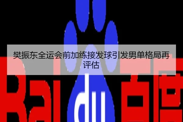 樊振东全运会前加练接发球引发男单格局再评估